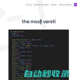 TypeIt | The most versatile JavaScript typewriter effect library on the planet.