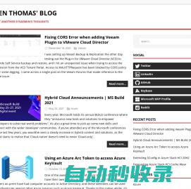 Ben Thomas Blog