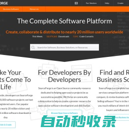 Compare, Download & Develop Open Source & Business Software - SourceForge