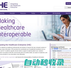 Integrating the Healthcare Enterprise (IHE) - IHE International