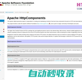 Apache HttpComponents – Apache HttpComponents