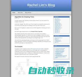 Rachel Lim's Blog | Simplifying programming into something I can understand