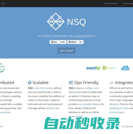 NSQ Docs 1.3.0 - A realtime distributed messaging platform