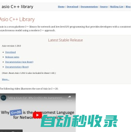 Asio C++ Library