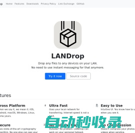 LANDrop - Drop any files to any devices on your LAN
