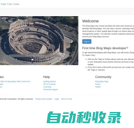 Bing Maps Dev Center - Bing Maps Dev Center