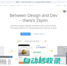 Zeplin · Bring harmony to design delivery