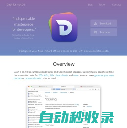 Dash for macOS - API Documentation Browser, Snippet Manager - Kapeli